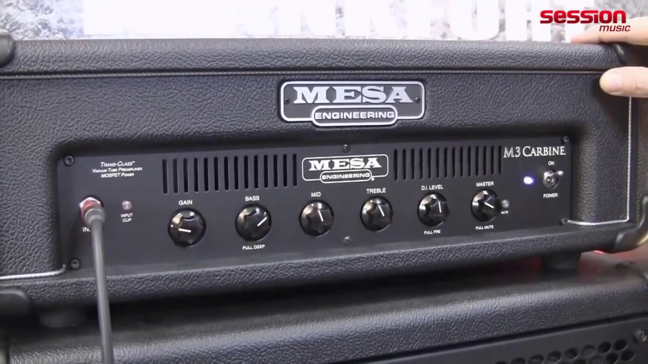 MESA BOOGIE M-3 Carbine Head 19 Zoll - YouTube