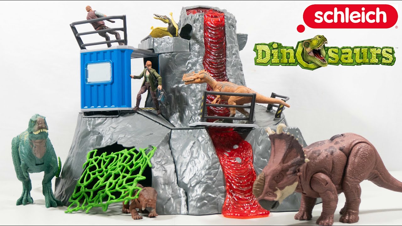 Schleich Dino World 火山と恐竜セット Schleich Dino World 火山と