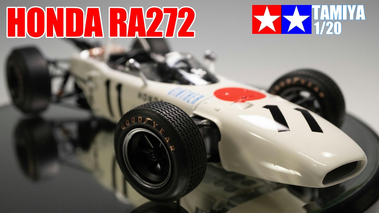 Let's build a racing car! Tamiya HONDA RA272 [Sanding and decal