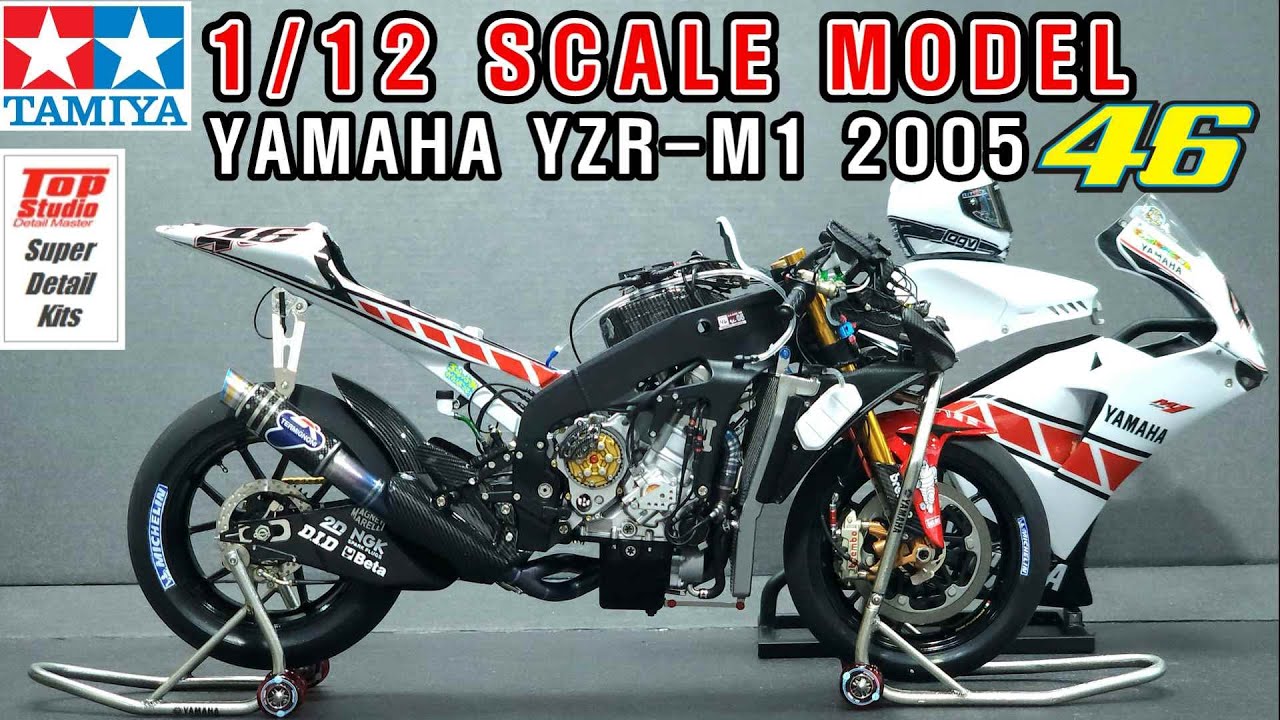 1/12 TAMIYA YAMAHA YZR-M1 2005 VR46 rossi 50th Anniversary