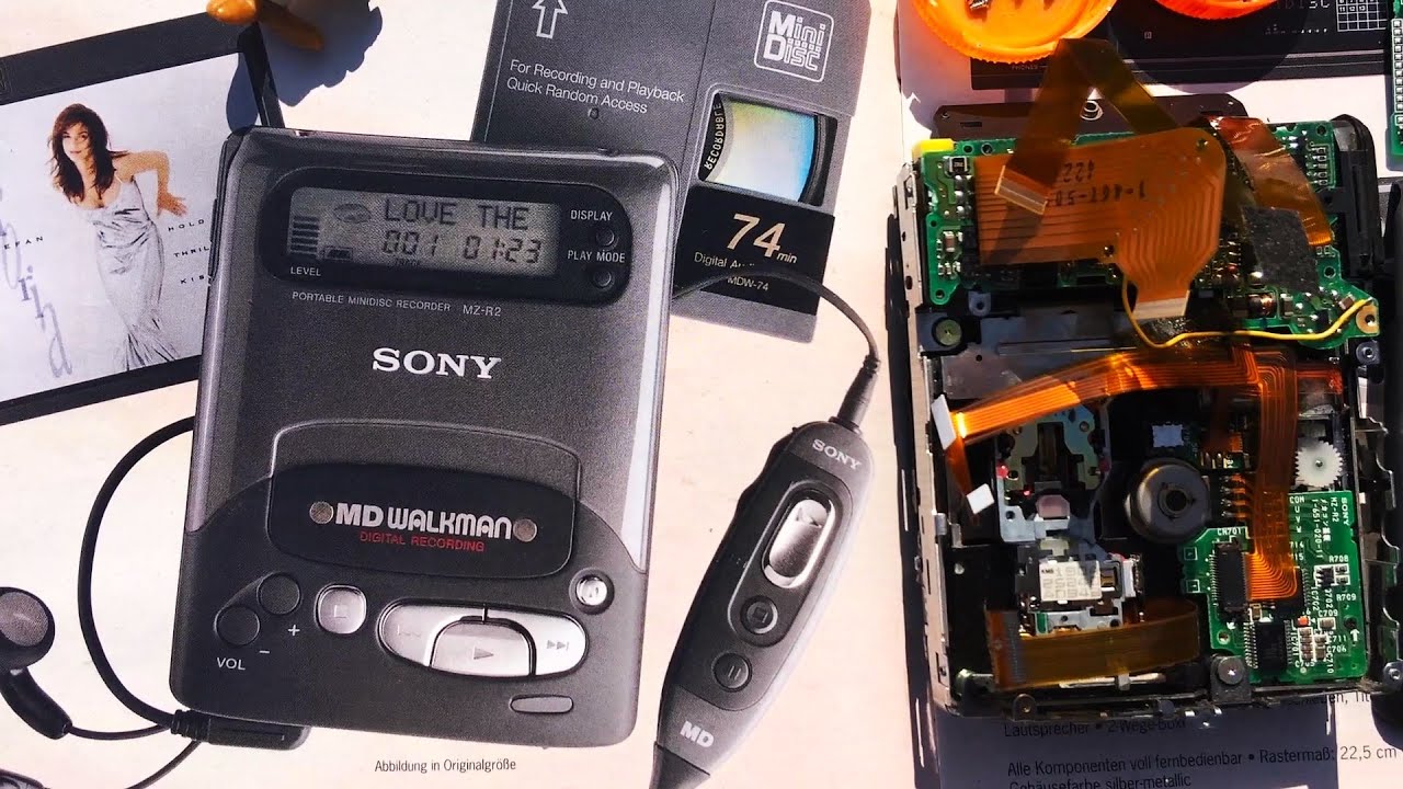 Sony MZ-R2 MiniDisc Walkman MD Minidisk repair - What their
