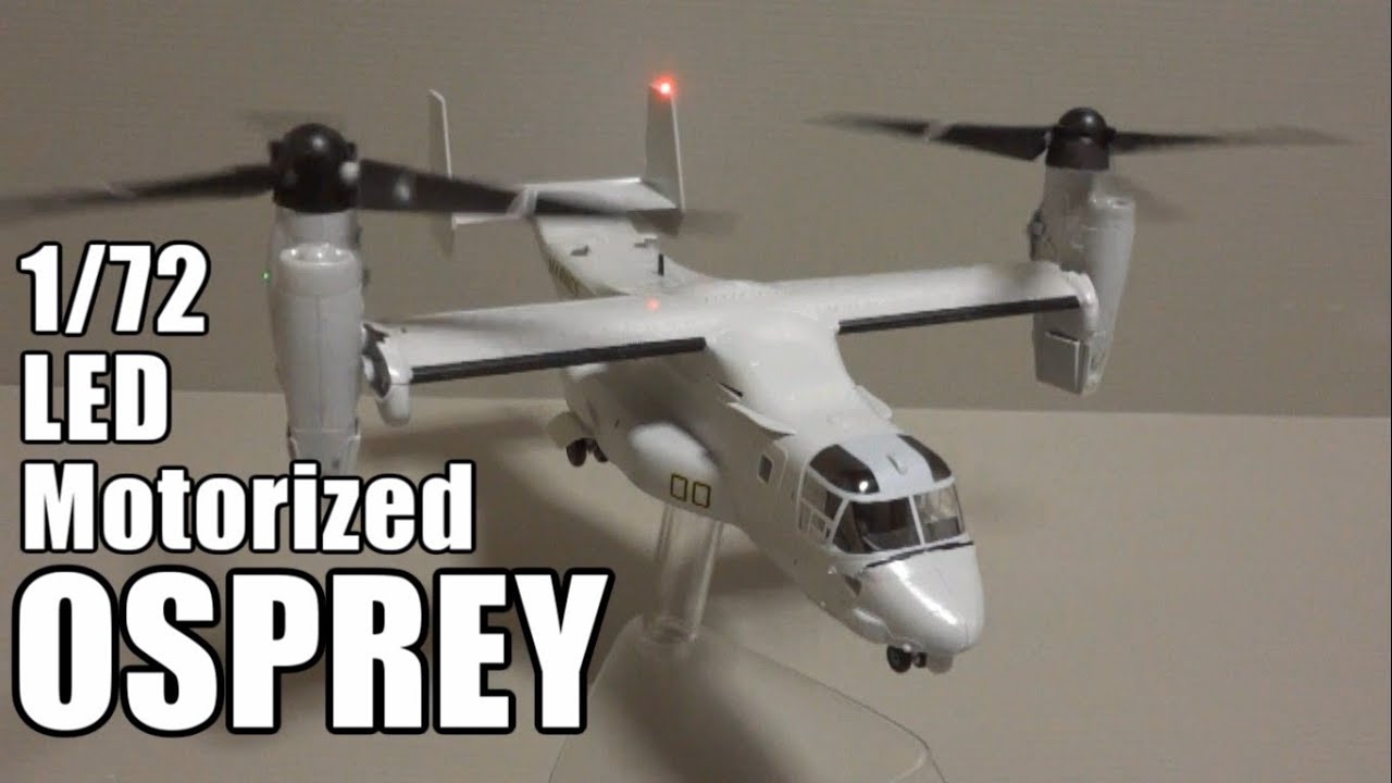 1/72 Hasegawa MV-22B Osprey Scale Model - YouTube