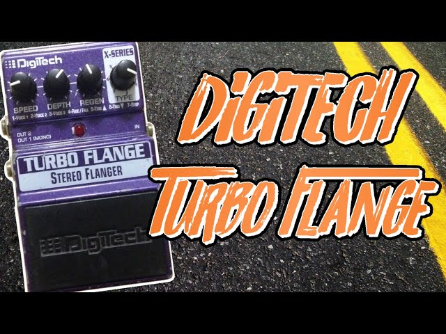 The Digitech Turbo Flange has 7 Crazy Flange Sounds - YouTube