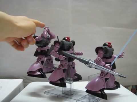 HGUC 1/144 Triple Dom Jetstream Attack Boxed Set Review - YouTube