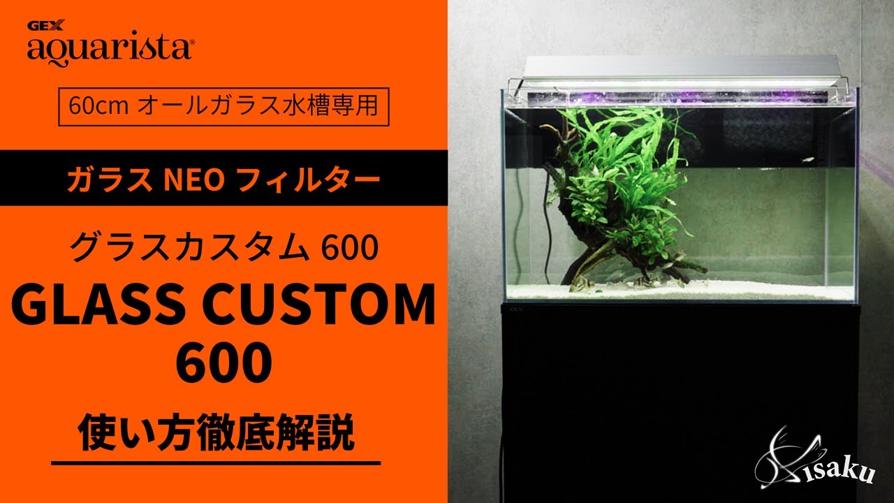 GEX aquarista GLASS CUSTOM 600 【公式通販】