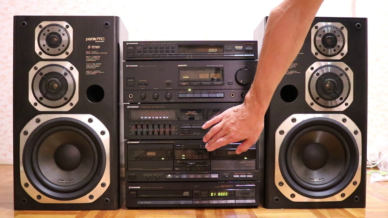 パイオニア プライベート s-x88v 3wayスピーカー バブルコンポ