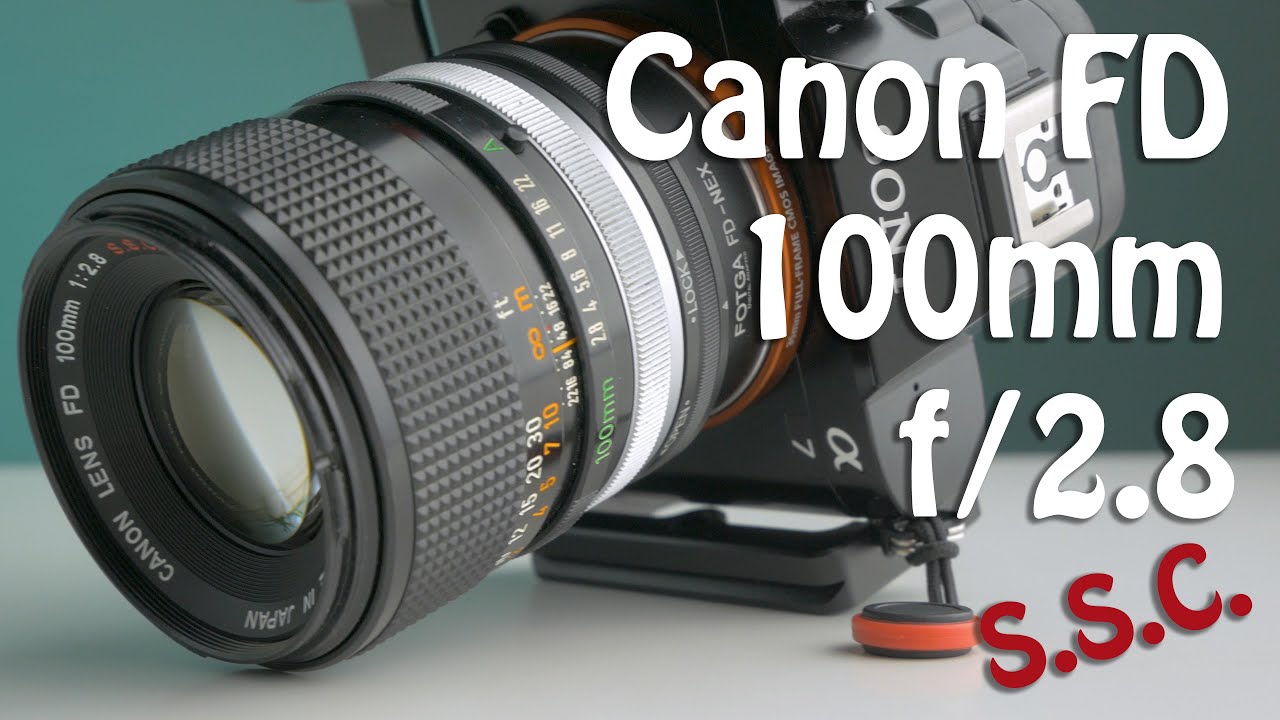 レンズ(単焦点) Canon New FD 100mm f⁄2 NFD MF Telephoto Near Mint Canon