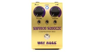 Way Huge Saffron Squeeze MkII Compressor Pedal Review by