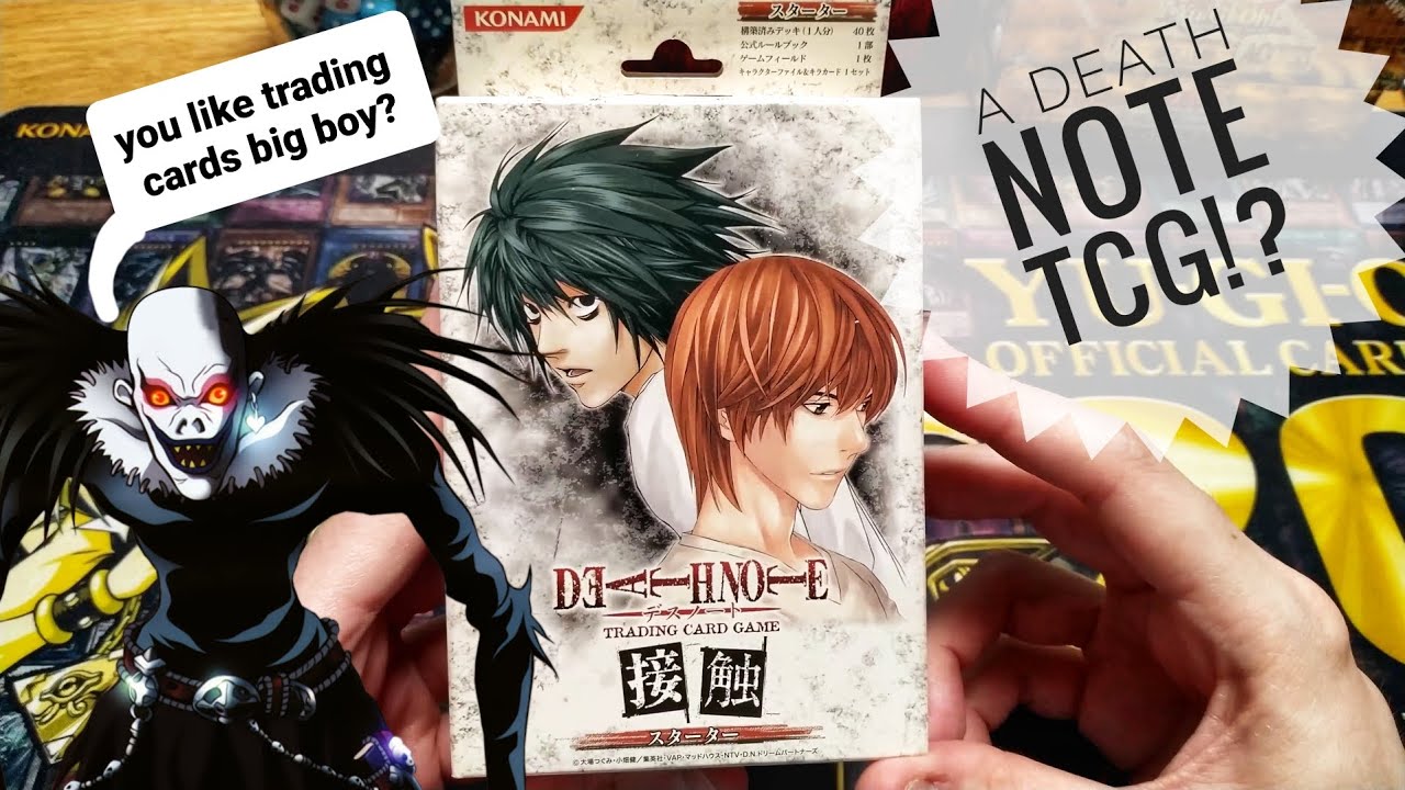 Death Note TCG starter Deck opening - Contact starter deck 2008