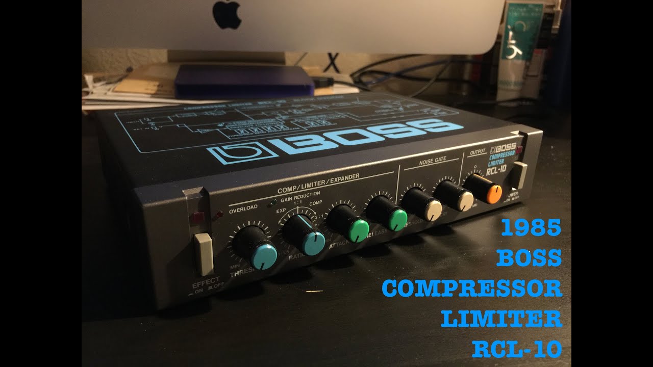 Boss Compressor Limiter RCL-10 (Micro Rack series) demo ボス
