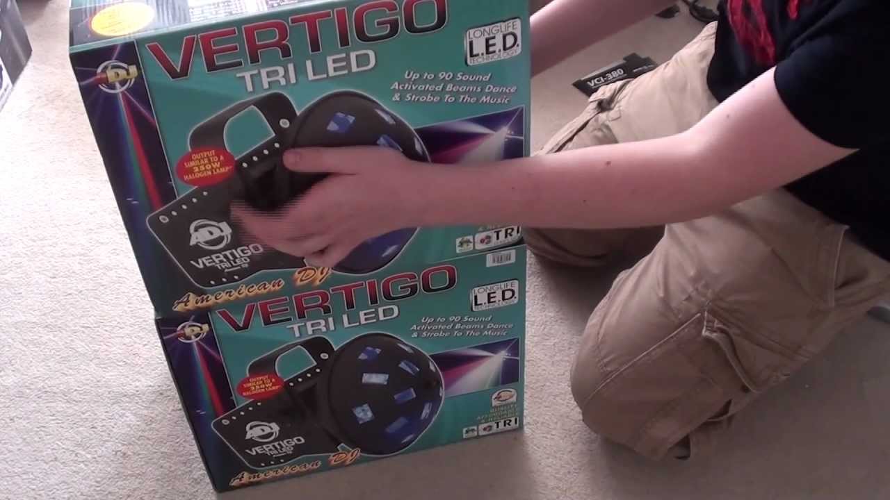 ADJ Vertigo TriLED Unboxing & Review - YouTube