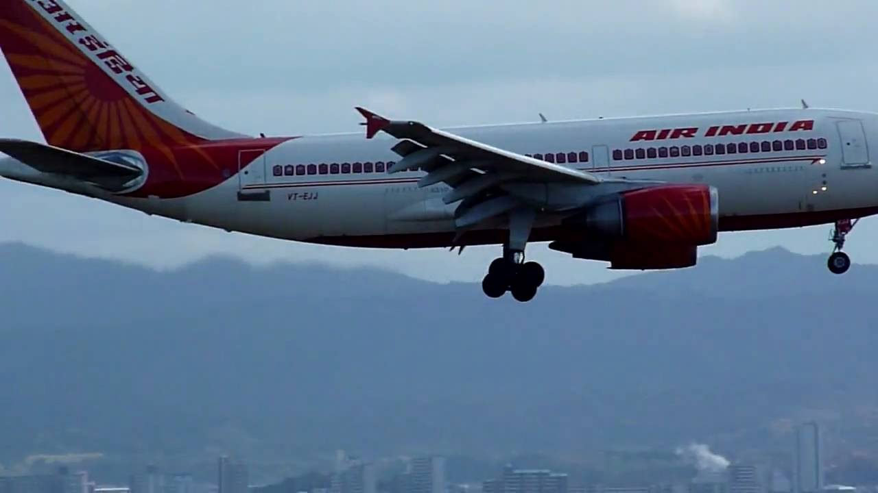 Air India Airbus A310-300 VT-EJJ landing at KIX (Osaka-Kansai