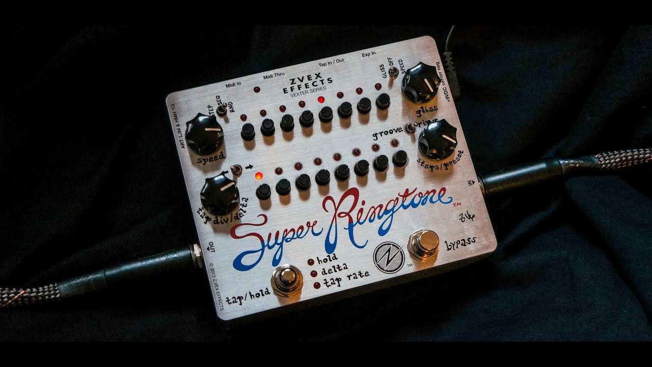 ギター z.vex Ringtone Hand Peint Dragon 1 of 1 ZVEX - Super