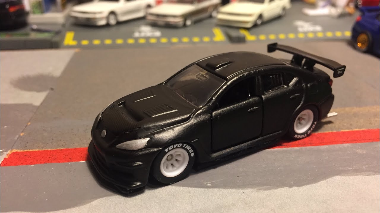 ホットウィールカスタム トヨタ ソアラ ドリ車 フルエアロ 深リム