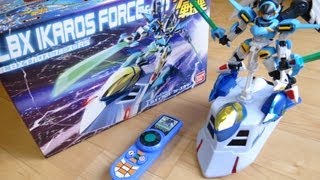 LBX 030 RS Riding Saucer & Icarus Force Assembly Review Danball