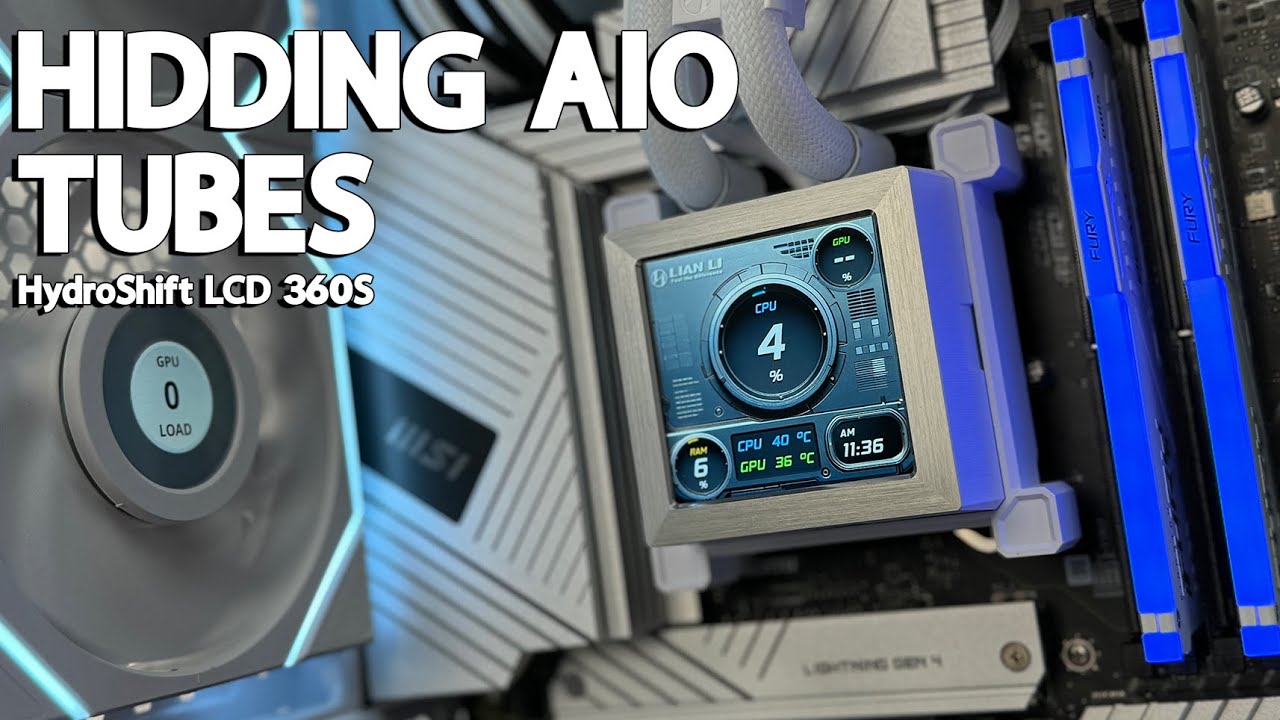 Lian Li HydroShift LCD 360S - Performance & Clean Design! - YouTube