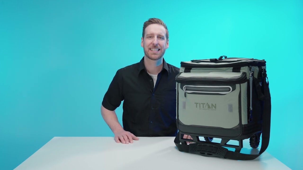 Titan by Arctic Zone™ | 60 Can Wheeled Cooler