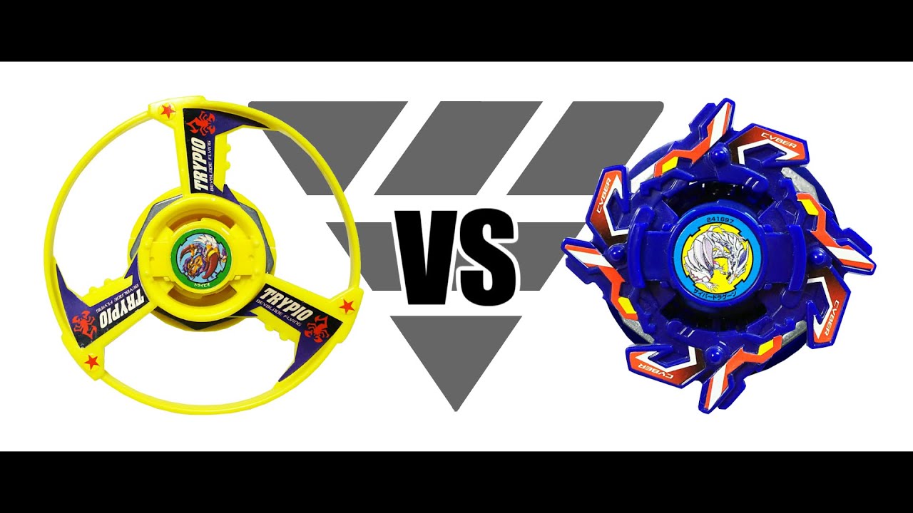 最強対決】爆転シュートベイブレード トライピオ VS サイバー