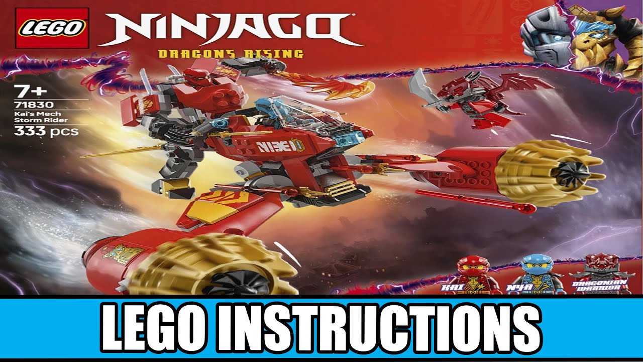 LEGO Instructions - Ninjago - 71830 - Kai's Mech Storm Rider