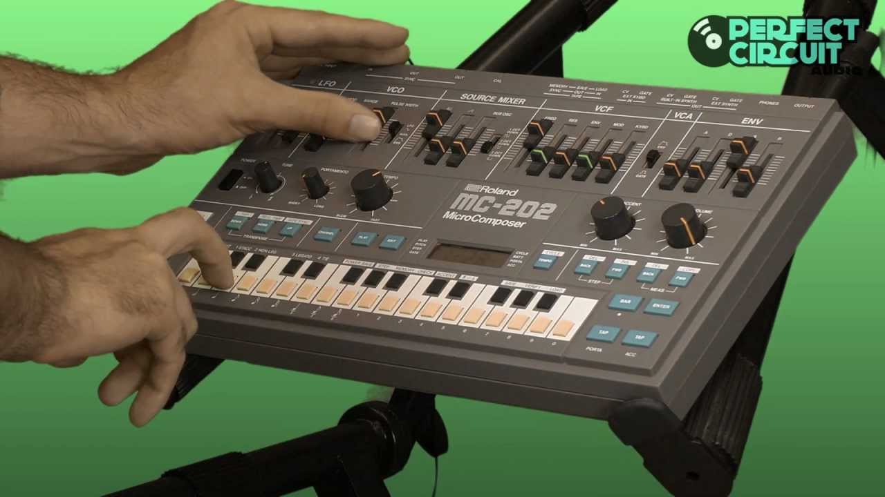 Roland MC-202 Vintage Synthesizer Overview - YouTube