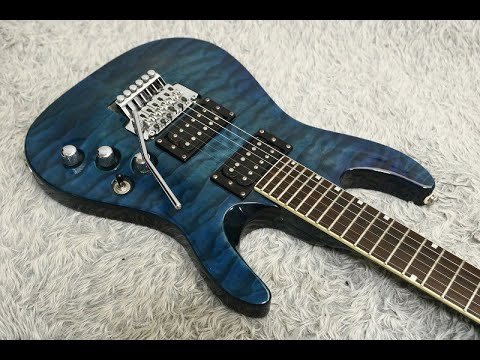 ESP GrassRoots Horizon modelG-HR-49QM Quilted arched top Floyed