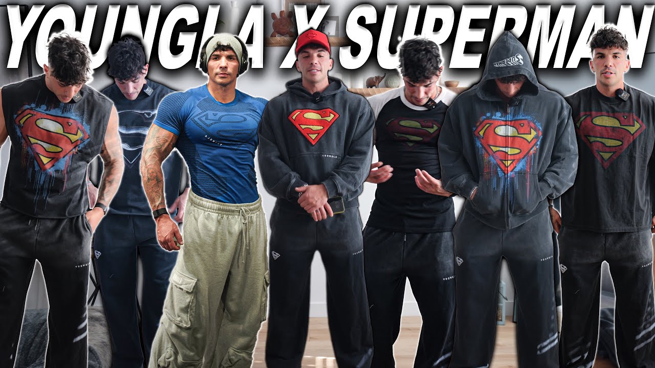 youngLA SupermanコンプレッションウェアMサイズ スーパーマン