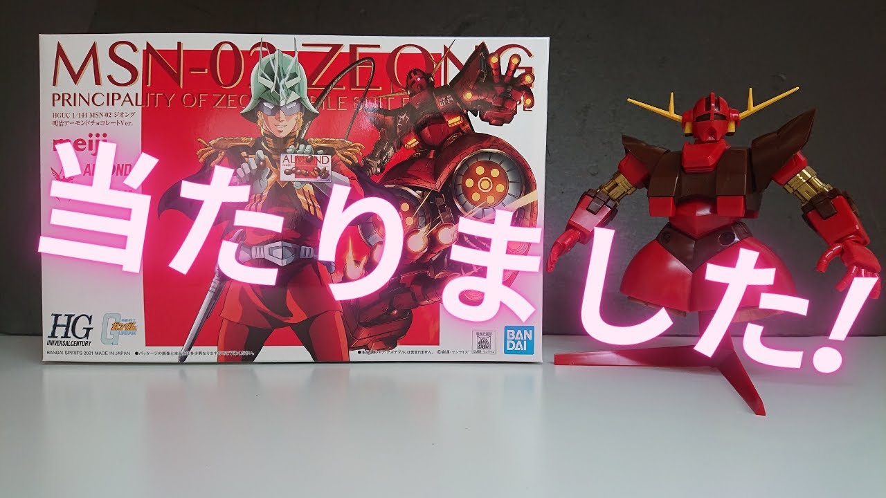 明治アーモンドチョコレート ジオング1/144 HG 1/144 MSN-02 ZEONG