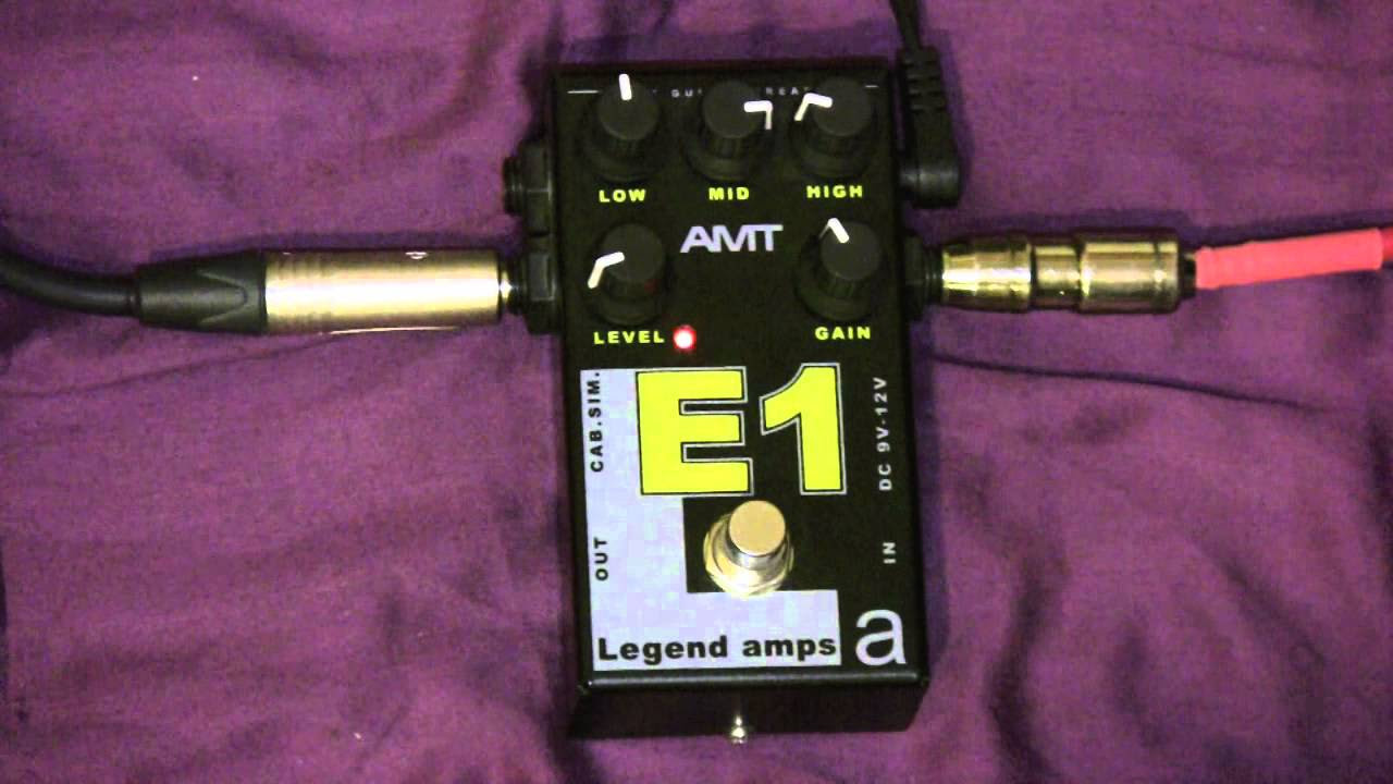 AMT Electronics E1 Distortion Pedal Demo - YouTube