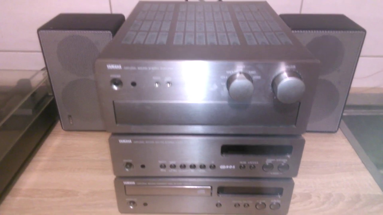 YAMAHA AX-10 & TX-10 & CDX-9 & RFT LT-CS 01 Turntable - YouTube
