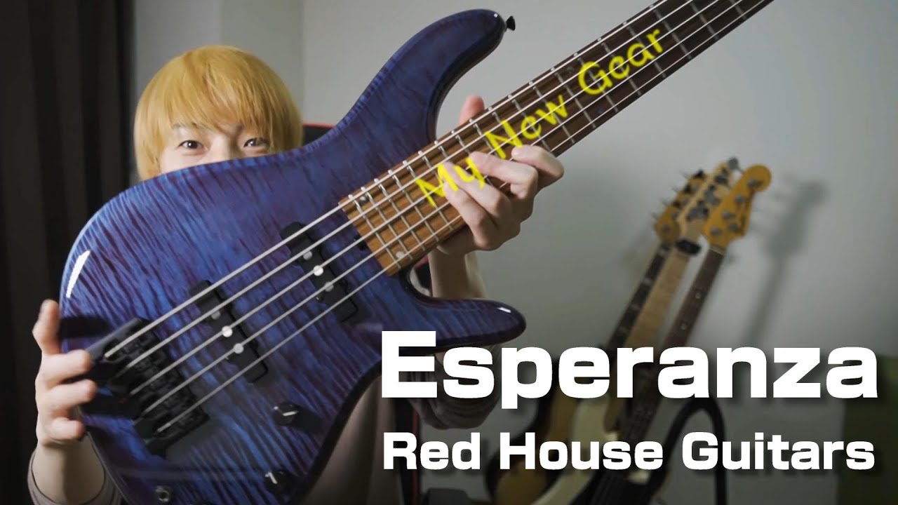 ベース Red House Guitars Esperanza 5/24 FM/MAHO ベース Red House