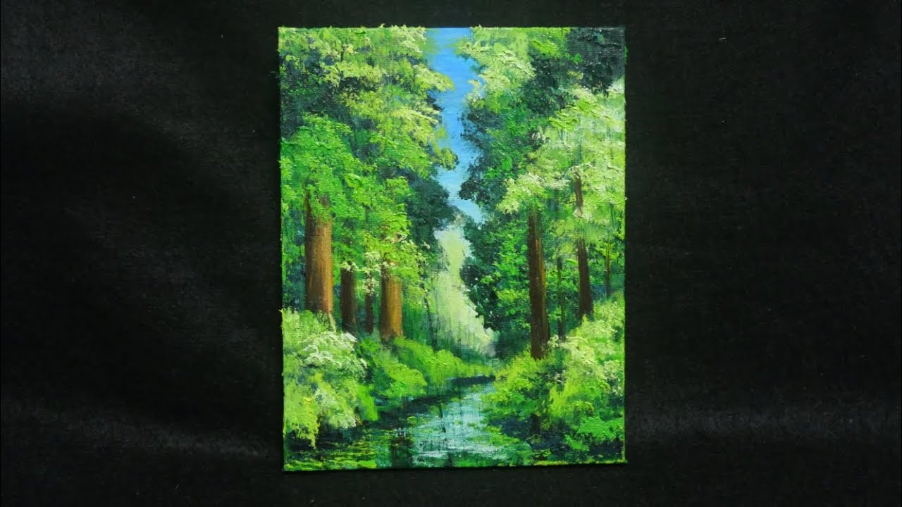 油絵 saosao 緑色のめんどりたち 油絵 saosao 緑色のめんどりたち 油絵