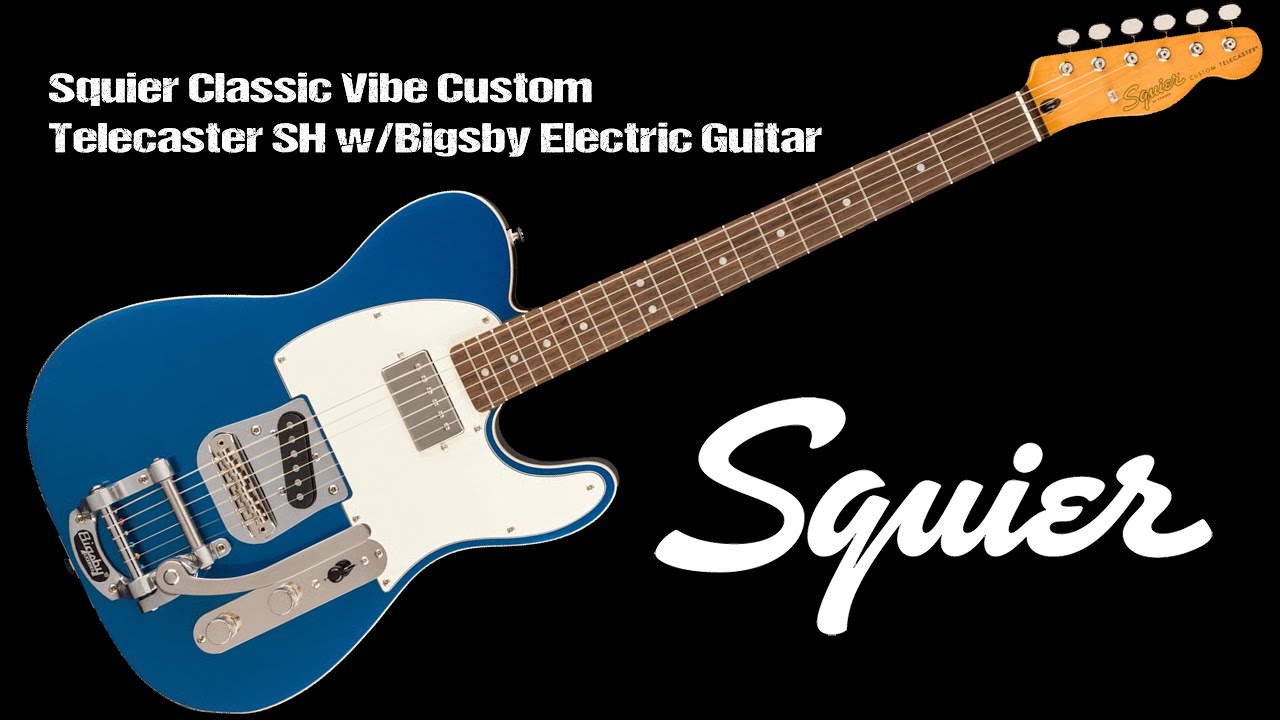 Squier Classic Vibe Custom Telecaster SH with Bigsby On the Bench