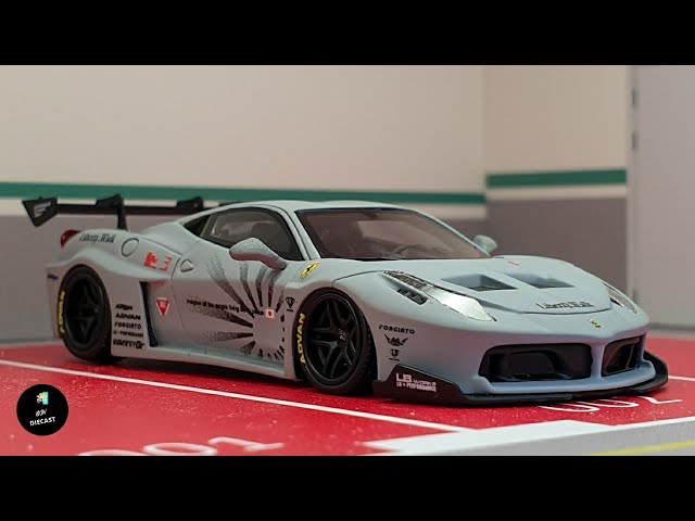 △超希少！Grey！世界限定299台！LBWK 1/64 フェラーリ Ferrari 458