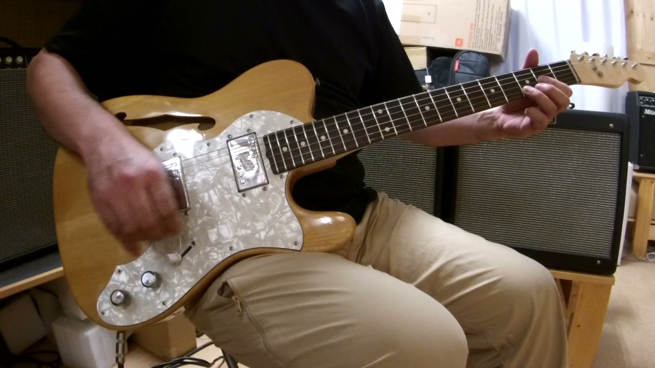 Greco TE-500（Thinline TL Type）ネック交換・弦長変更品 Crunch