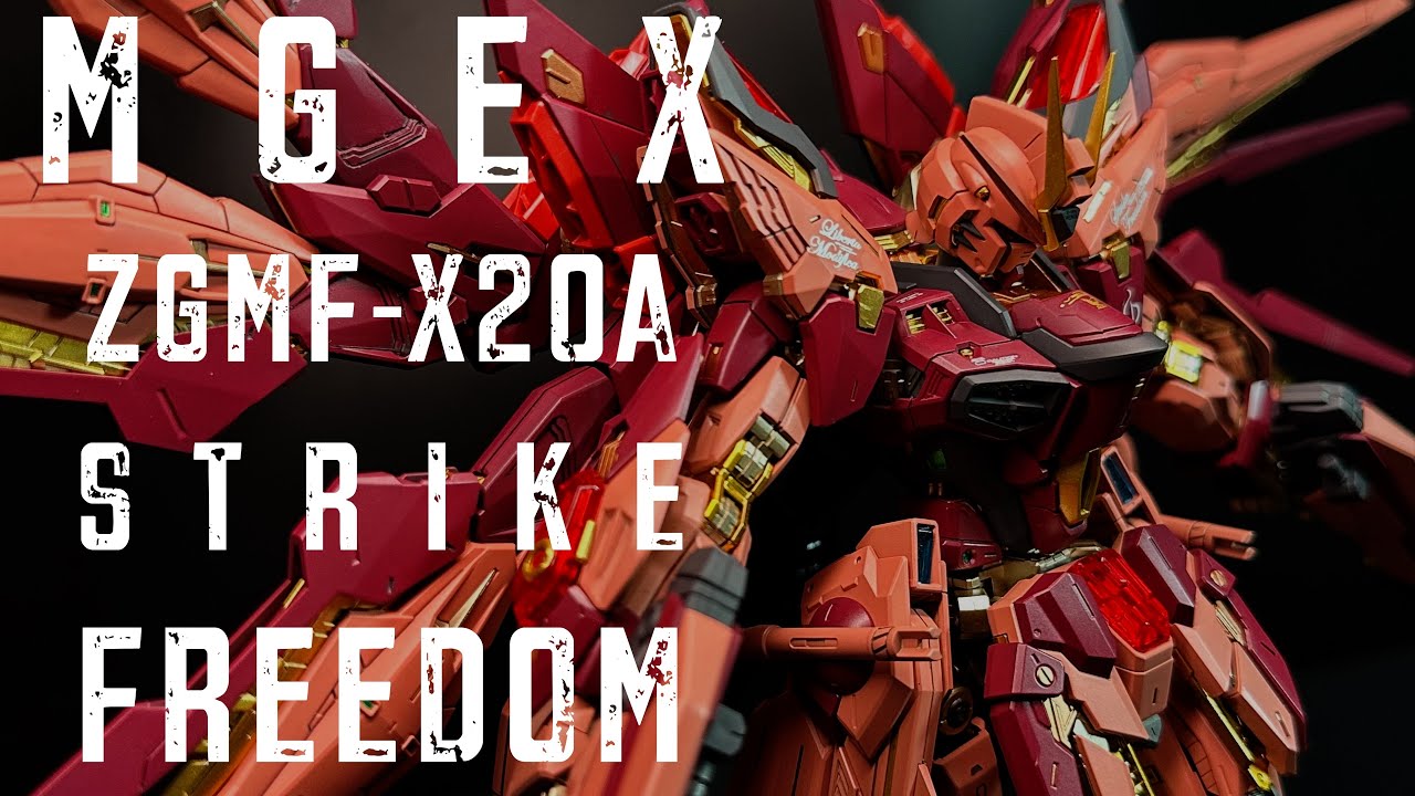 ビルクラ】 【ガンプラ全塗装】MGÉXストライクフリーダムガンダムを