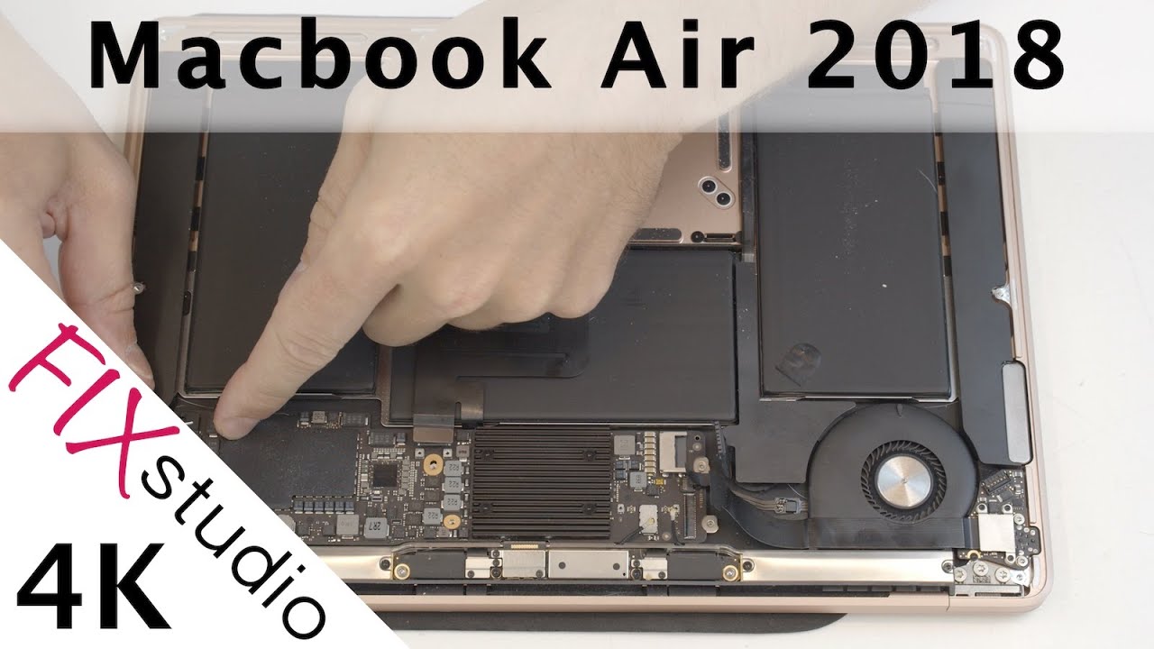 Macbook Air 2018 A1932 - disassemble [4k] - YouTube