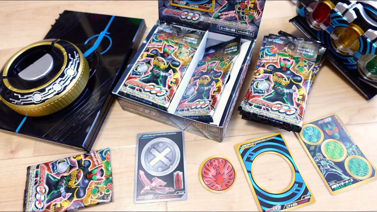 仮面ライダーオーズ アンク コアメダル スリーブ 差し替えカード付き