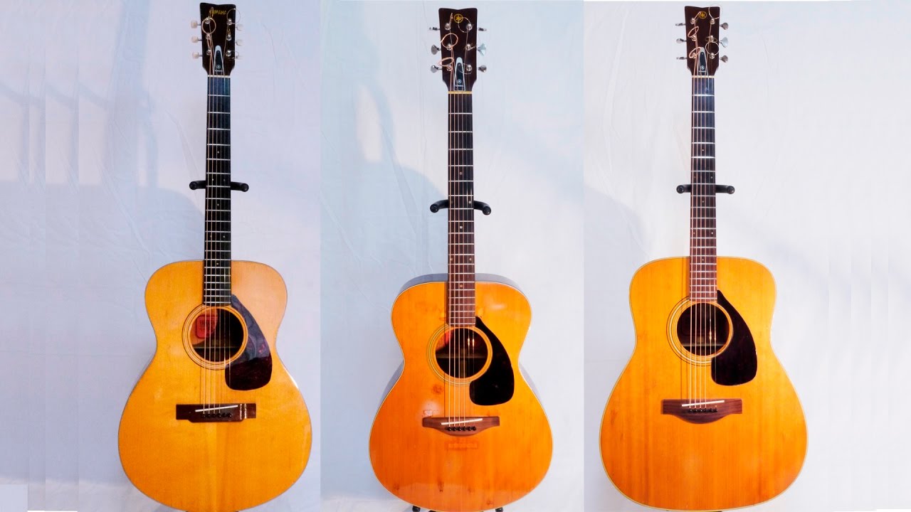 YAMAHA The Red Label(FG-110,FG-150,FG-180) - YouTube