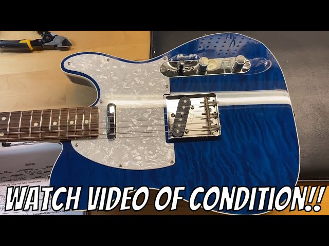 ギター Fender Japan TL62B Trans Blue 2012 Fender Japan Telecaster