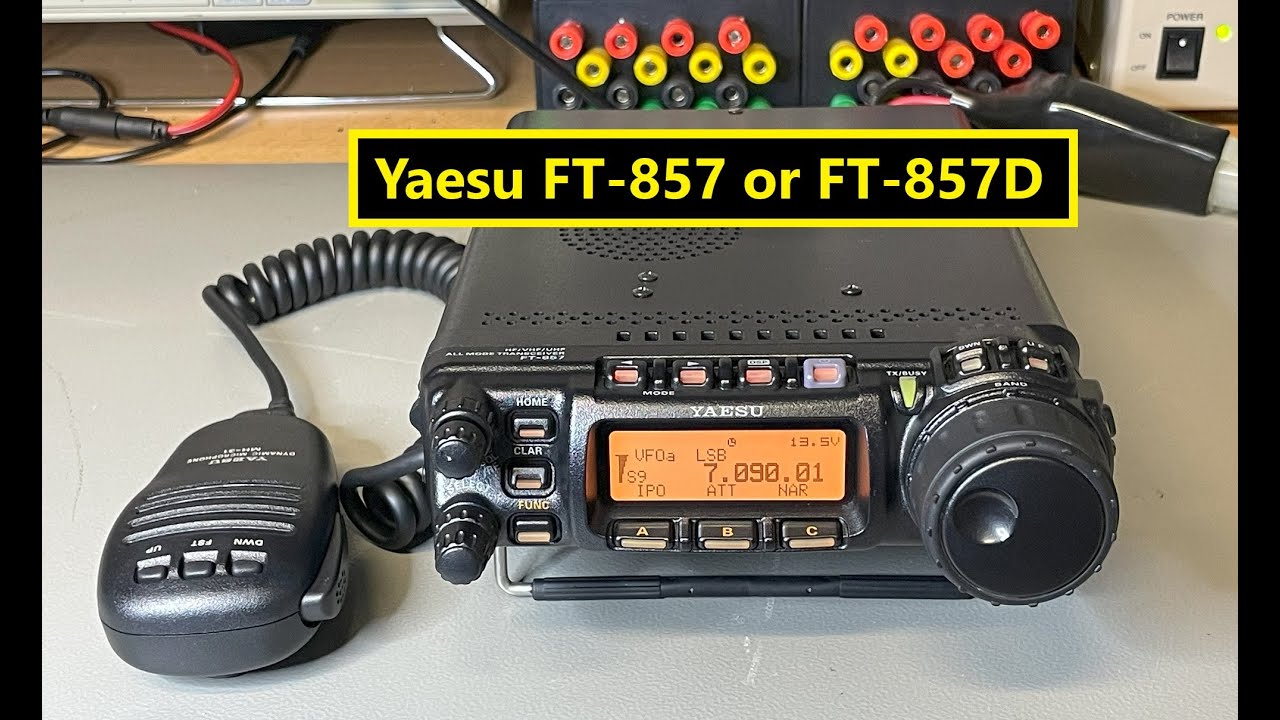 YAESU FT-857DM 50w 通電送受信確認済 新スプリアス対応 YAESU FT