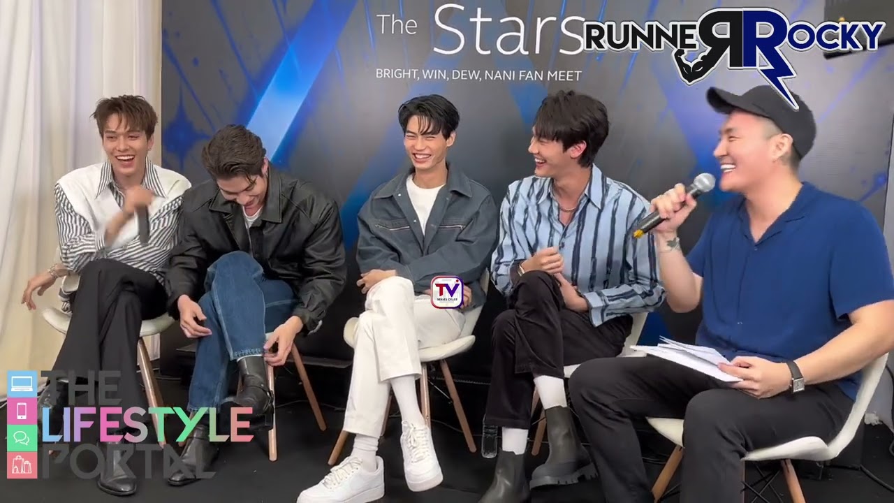 F4 Thailand's Bright Vachirawit, Win Metawin, Dew Jirawat, & Nani