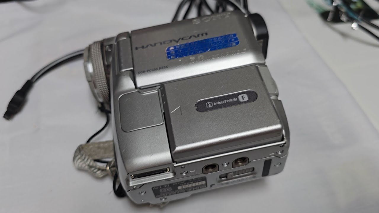 SONY DCR-PC350 mini DV - YouTube