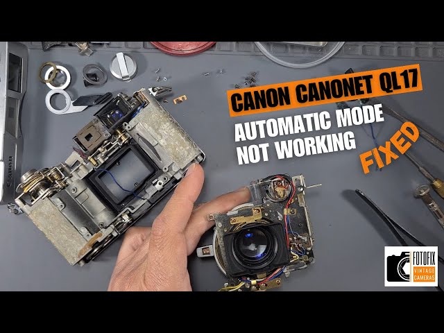 Canon Canonet QL17 - Automatic Mode Not Working - YouTube