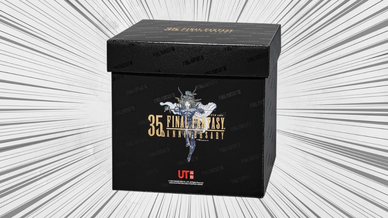 Unboxing] FF35th Anniversary UT Complete Set Review [UNIQLO Final