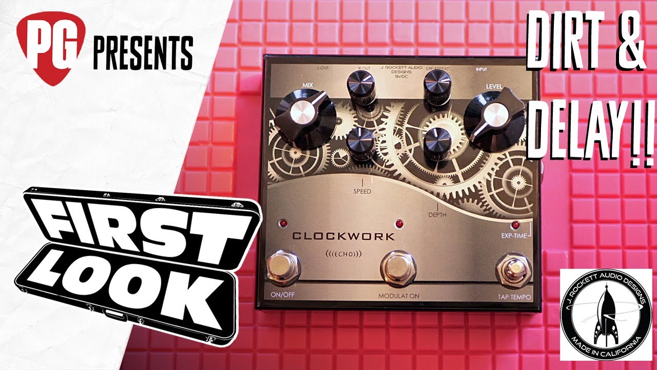J. Rockett Audio Designs Clockwork Echo Demo - First Look - YouTube