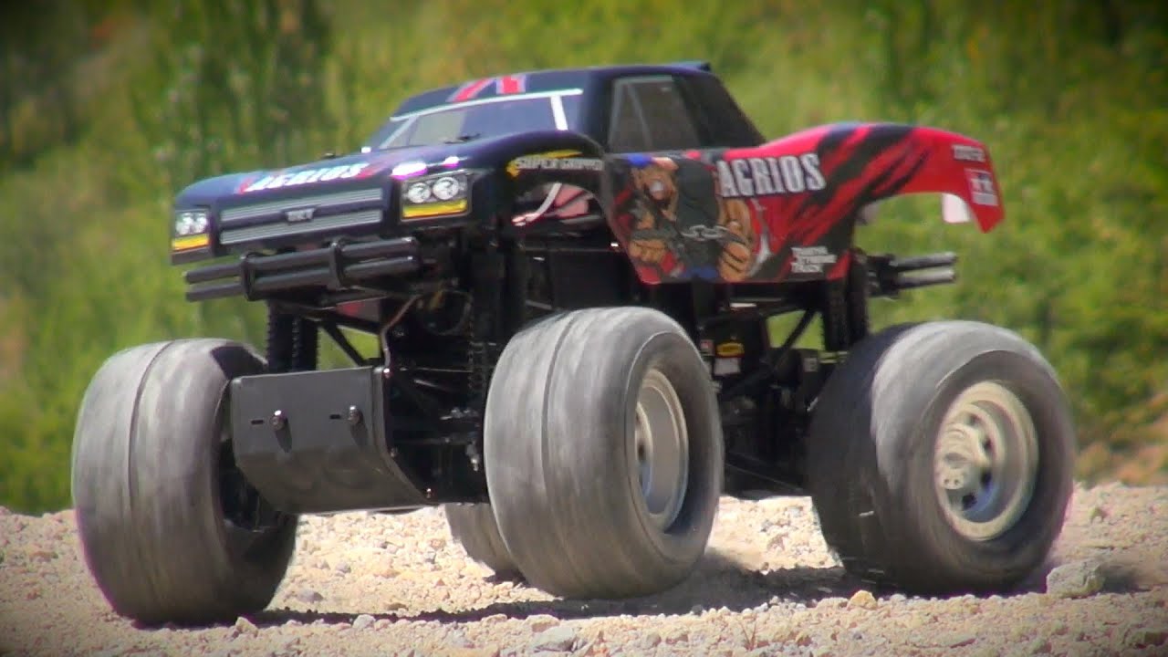 Tamiya TXT-2 AGRIOS Monstertruck in Action! - YouTube
