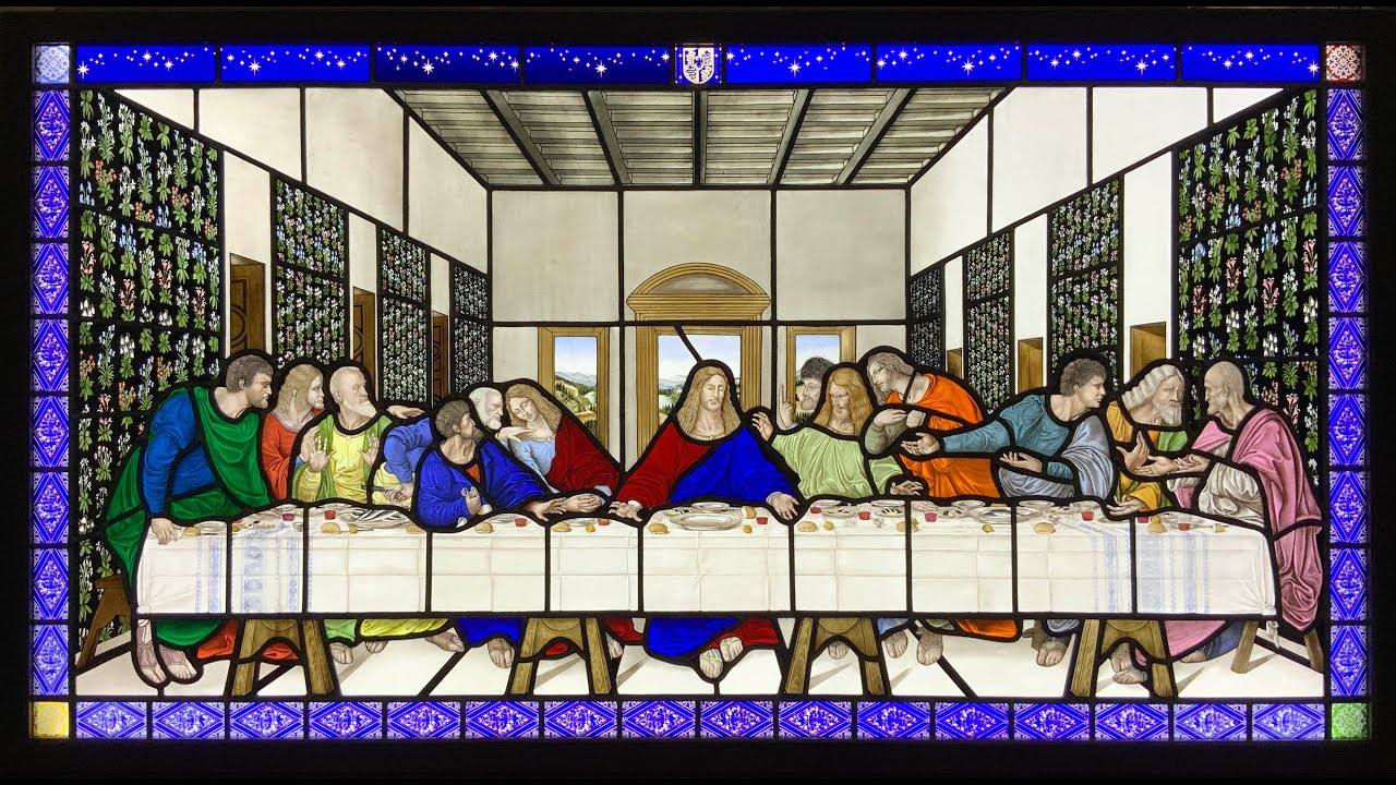 ステンドグラスによる「最後の晩餐」の制作 The Last Supper - kiln