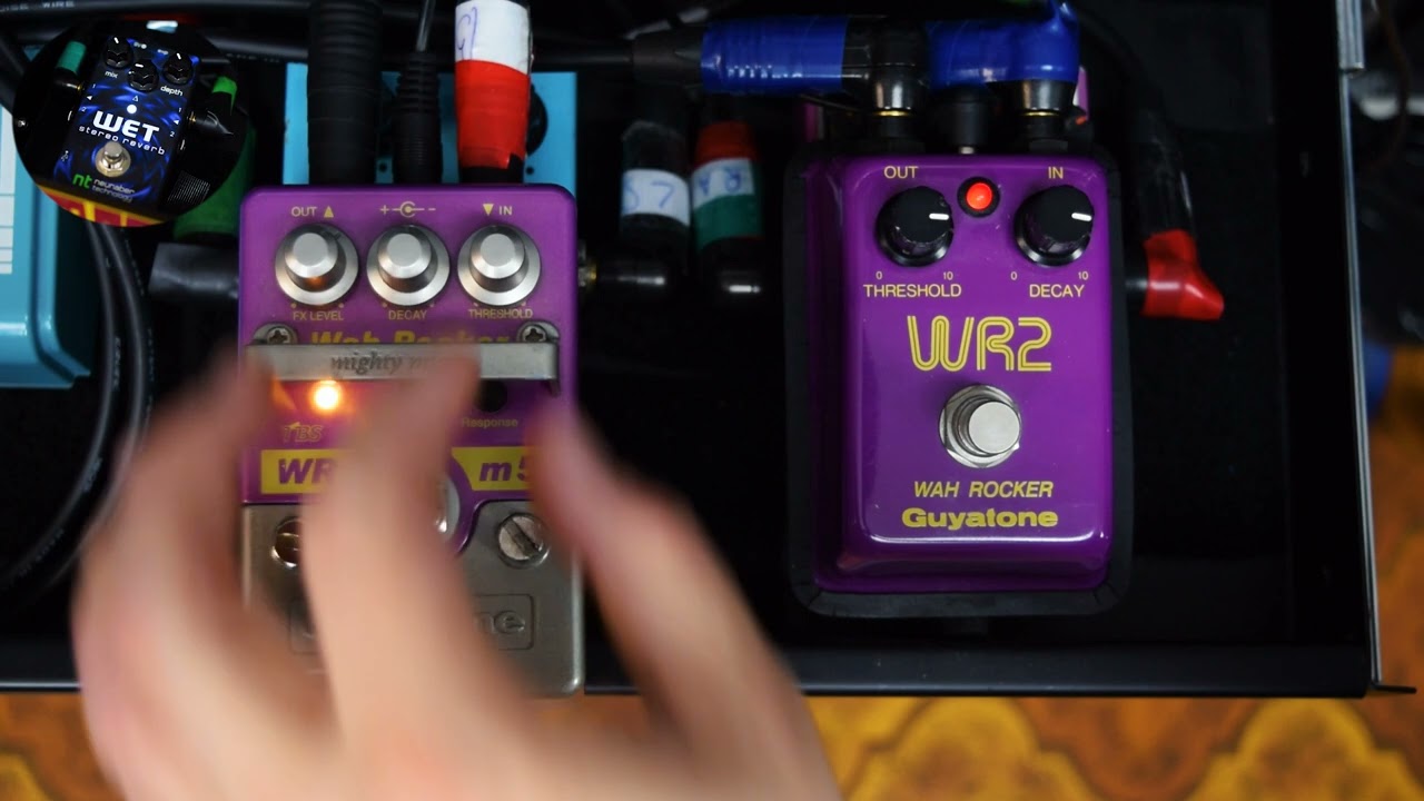 BouGear - Guyatone Wah Rocker WRm5 vs WR2 - YouTube