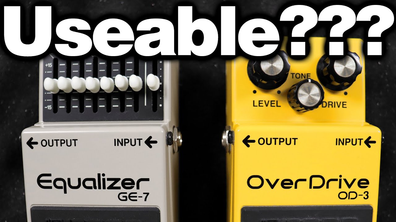 Boss OD-3 OVERDRIVE with the Boss GE-7 EQUALIZER [No Talking