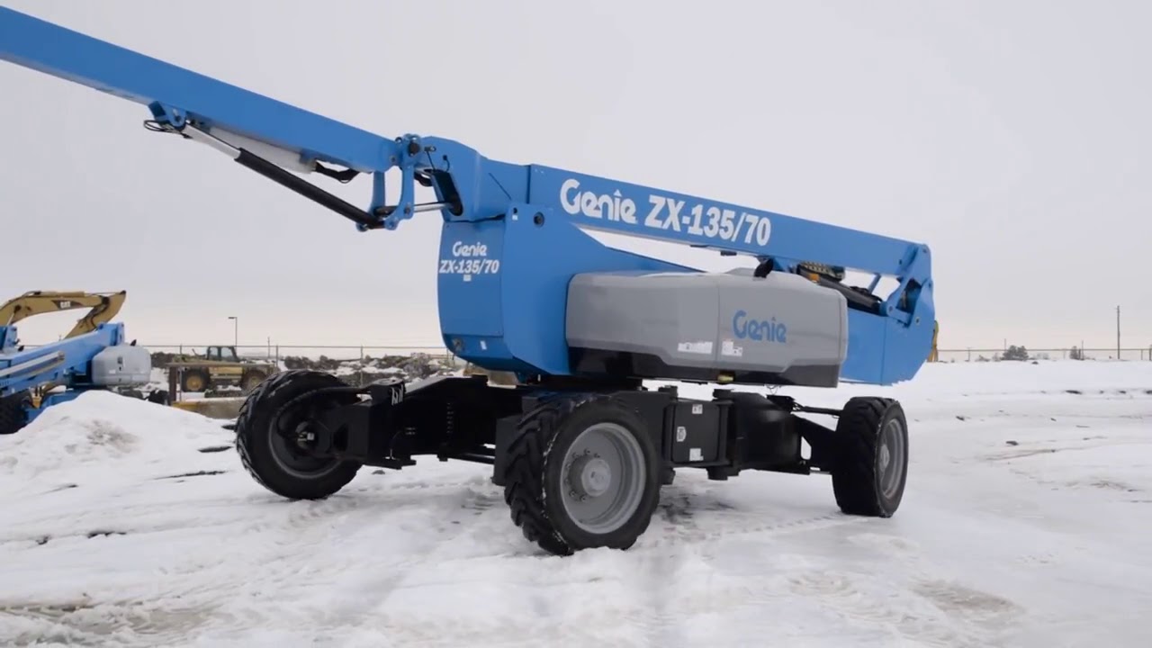 Genie ZX-135-70 Articulating Boom Product Walk-Around - YouTube